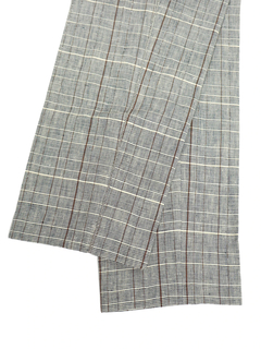 PESERICO(ペセリコ) |ラメ糸混麻チェックスリムパンツ