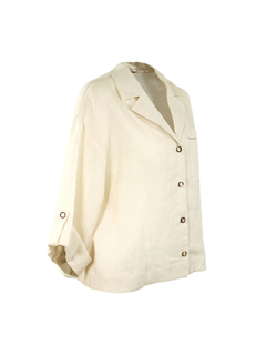 PESERICO(ペセリコ) |ロールアップスリーブテーラード麻ジャケット