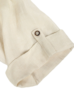 PESERICO(ペセリコ) |ロールアップスリーブテーラード麻ジャケット