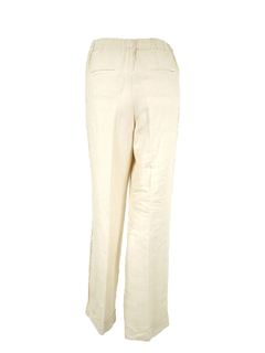 PESERICO(ペセリコ) |サイドフリンジ麻イージーパンツ