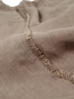 PESERICO(ペセリコ) |サイドフリンジ麻イージーパンツ