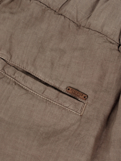 PESERICO(ペセリコ) |サイドフリンジ麻イージーパンツ