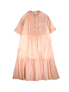 PESERICO(ペセリコ) |コットンガーゼ半袖ティアードワンピース