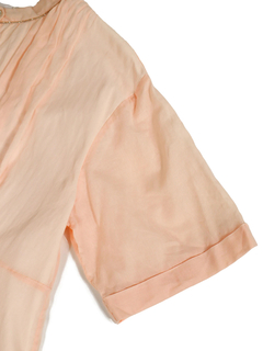 PESERICO(ペセリコ) |コットンガーゼ半袖ティアードワンピース