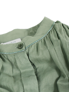 PESERICO(ペセリコ) |コットンガーゼ半袖ティアードワンピース