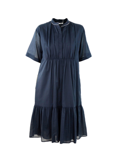 PESERICO(ペセリコ) |コットンガーゼ半袖ティアードワンピース