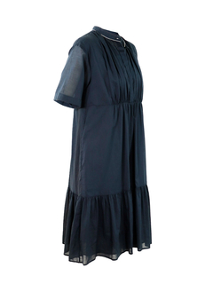 PESERICO(ペセリコ) |コットンガーゼ半袖ティアードワンピース