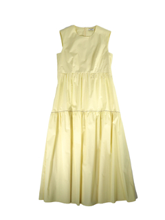 PESERICO(ペセリコ) |コットンストレッチノースリーブティアードドレス