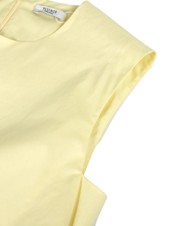 PESERICO(ペセリコ) |コットンストレッチノースリーブティアードドレス