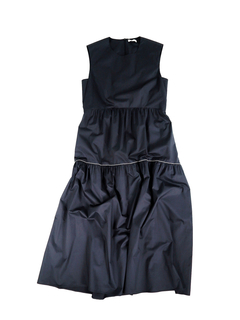 PESERICO(ペセリコ) |コットンストレッチノースリーブティアードドレス