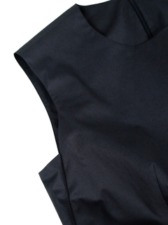 PESERICO(ペセリコ) |コットンストレッチノースリーブティアードドレス