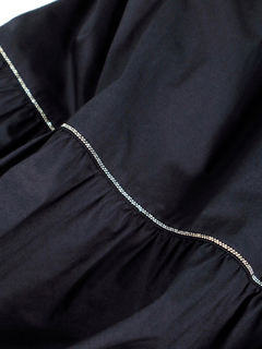 PESERICO(ペセリコ) |コットンストレッチノースリーブティアードドレス