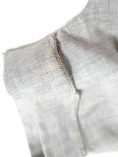 PESERICO(ペセリコ) |サイドスリット麻半袖ワンピース