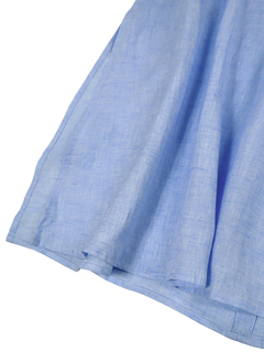 PESERICO(ペセリコ) |サイドスリット麻半袖ワンピース