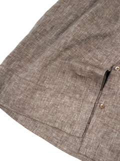 PESERICO(ペセリコ) |襟ダブルリボンデザインドローストリングシャツワンピース