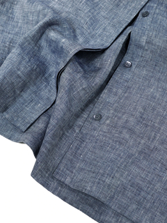 PESERICO(ペセリコ) |襟ダブルリボンデザインドローストリングシャツワンピース