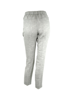 PESERICO(ペセリコ) |サイドボールチェーン麻パンツ