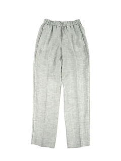 PESERICO(ペセリコ) |サイドボールチェーン麻パンツ