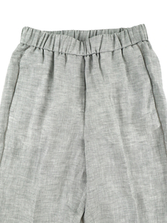 PESERICO(ペセリコ) |サイドボールチェーン麻パンツ