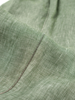 PESERICO(ペセリコ) |サイドボールチェーン麻パンツ