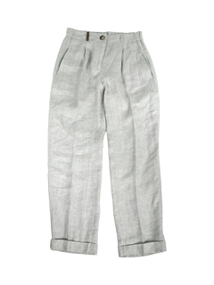 PESERICO(ペセリコ) |ウエストゴム麻テーパードパンツ