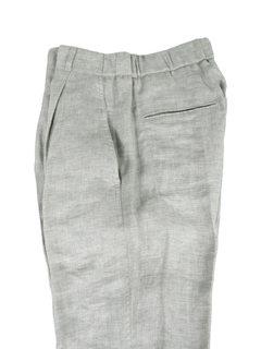 PESERICO(ペセリコ) |ウエストゴム麻テーパードパンツ