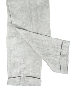 PESERICO(ペセリコ) |ウエストゴム麻テーパードパンツ