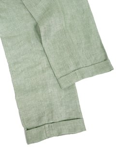 PESERICO(ペセリコ) |ウエストゴム麻テーパードパンツ