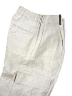 PESERICO(ペセリコ) |1タック麻カーゴパンツ