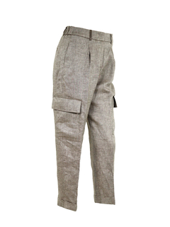 PESERICO(ペセリコ) |1タック麻カーゴパンツ