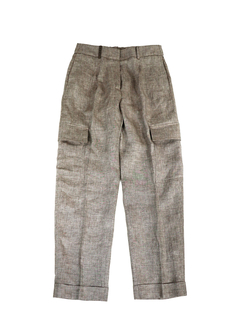 PESERICO(ペセリコ) |1タック麻カーゴパンツ