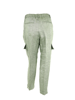 PESERICO(ペセリコ) |1タック麻カーゴパンツ