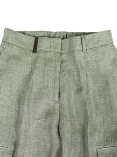 PESERICO(ペセリコ) |1タック麻カーゴパンツ