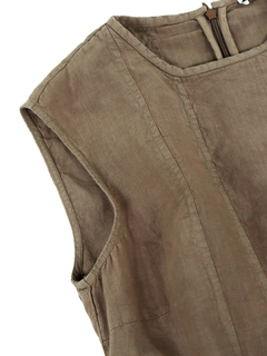 PESERICO(ペセリコ) |ウォッシュダイノースリーブワンピース