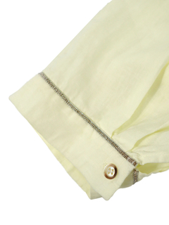 PESERICO(ペセリコ) |サイドスリット麻オーバーロングシャツ