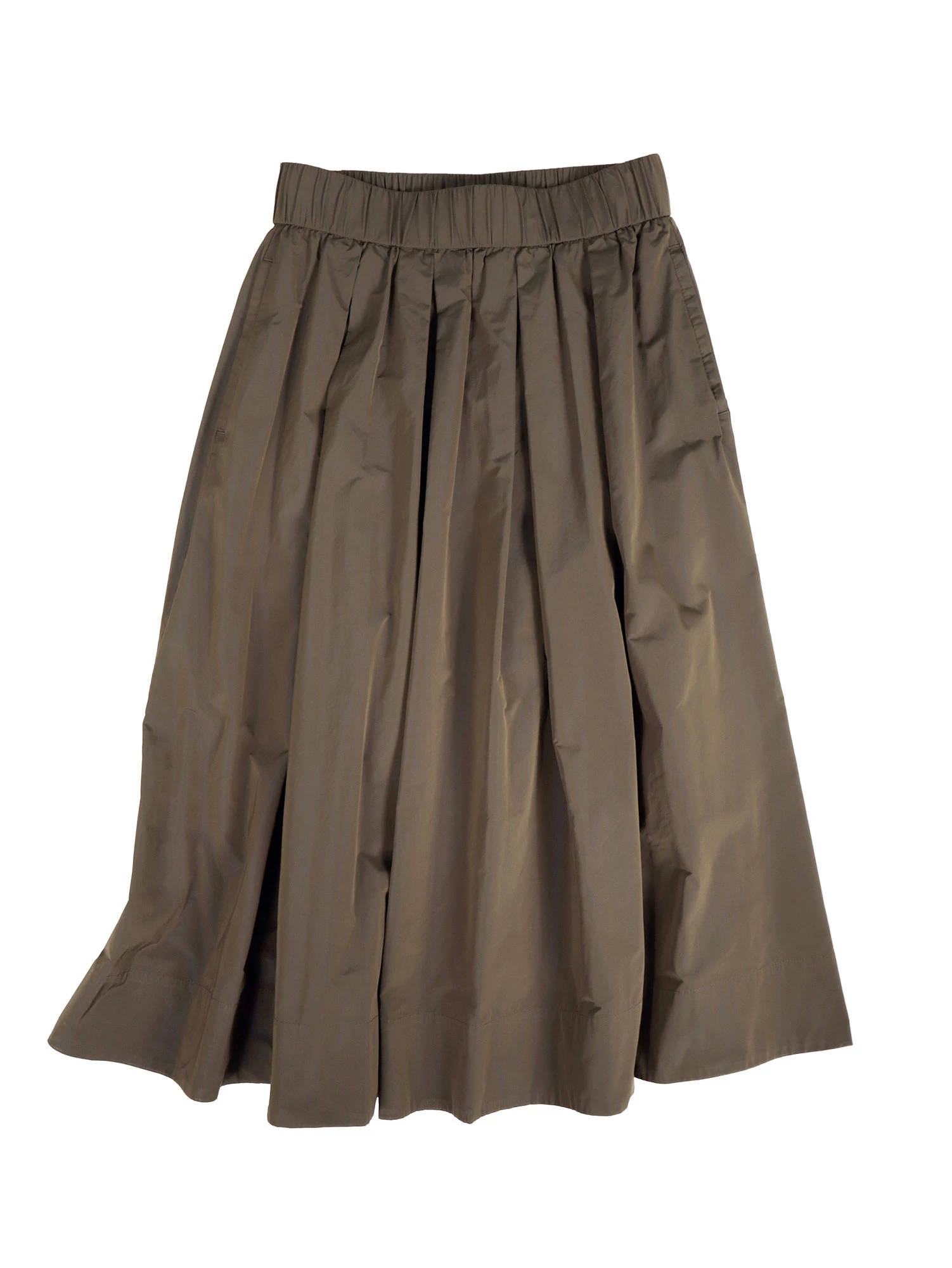 ペセリコ PESERICO ☆ブラウン 膝丈スカート サイズ42☆新品タグ付き