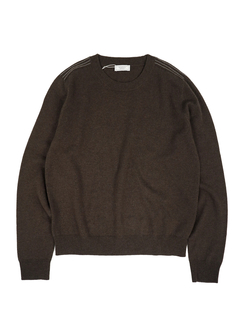 ANNA MOLINARI アンナモリナーリ ニット ハーフスリーブ ブラウン Anna Molinari(アンナ・モリナーリ) 通販｜woollen online store