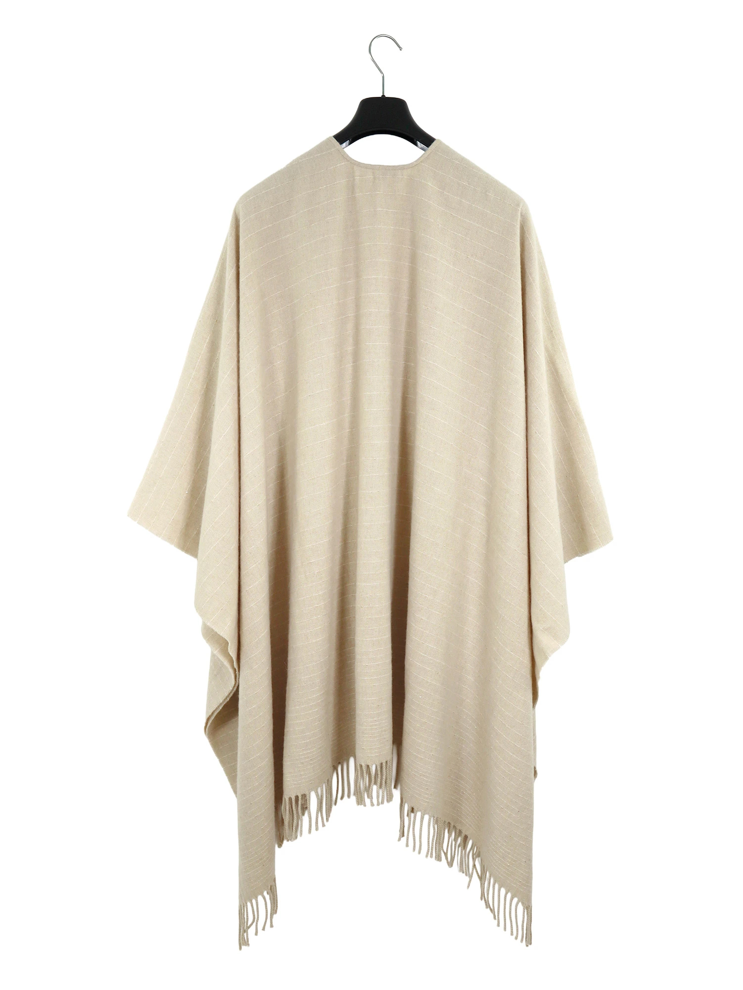 フリンジポンチョカーディガン / PESERICO（ペセリコ）｜woollen