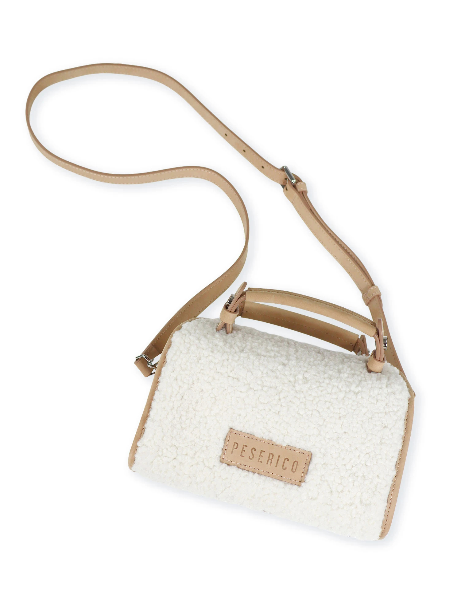 2025AW 新作】モコモコファー牛革コンビデザイン ミニドクターズ