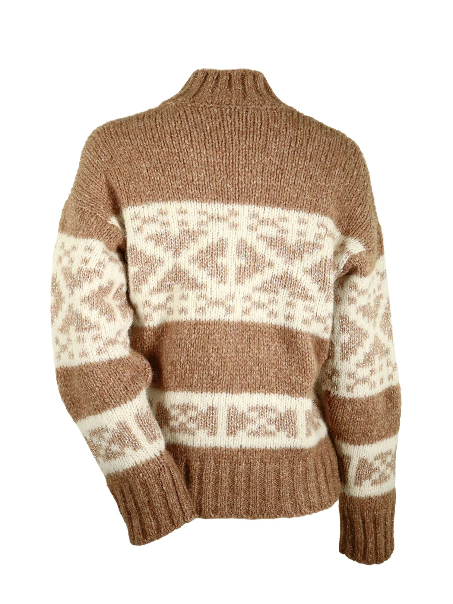 2025AW 新作】幾何学模様ハイネックニット / PESERICO（ペセリコ