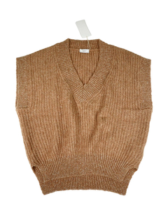 ★AGNONA アニオナ カーフレザー ベスト ジャケット 48 L ブラウン ☆AGNONA アニオナ カーフレザー ベスト ジャケット 48 L ブラウン