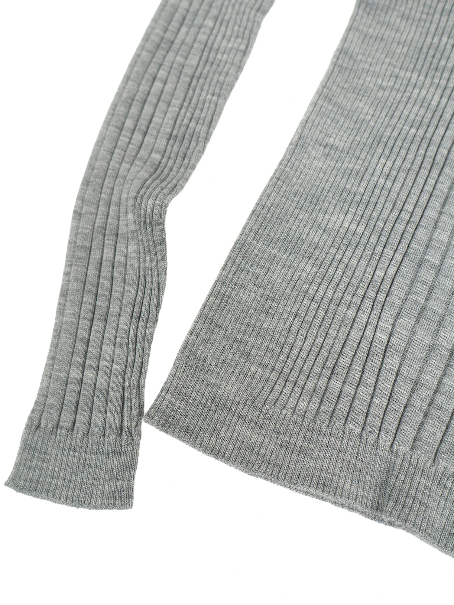 ランダムリブ毛100％モックネックニット / PESERICO（ペセリコ