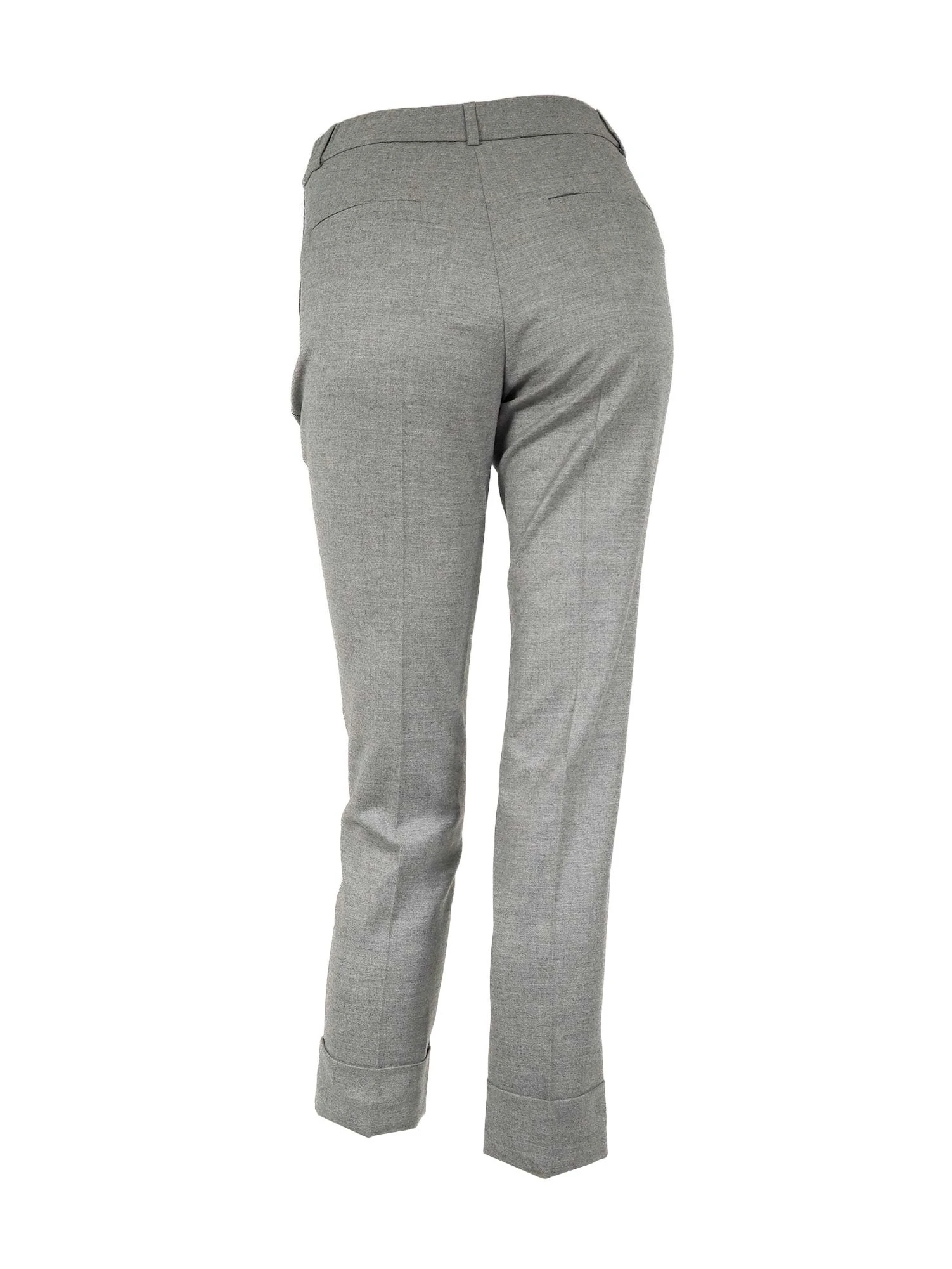 サイドボールチェーン ウールサキソニー スリムパンツ / PESERICO