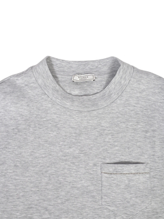 PESERICO(ペセリコ) |ミニ胸ポケット モックネック 五分袖 カットソー