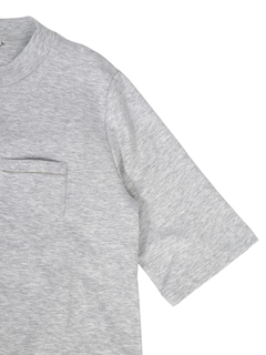 PESERICO(ペセリコ) |ミニ胸ポケット モックネック 五分袖 カットソー