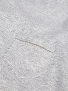 PESERICO(ペセリコ) |ミニ胸ポケット モックネック 五分袖 カットソー