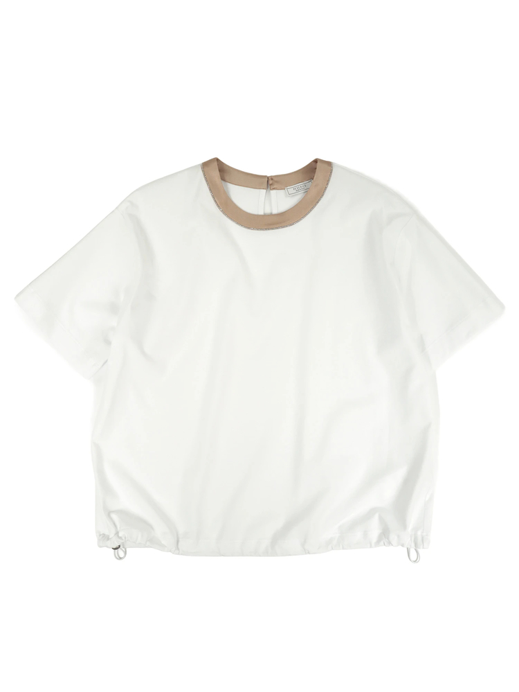 PESERICO(ペセリコ) |【2026SS 新作】ネックボールチェーン Tシャツ