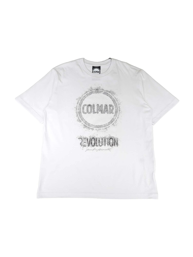 COLMAR(コルマー) |【MEN'S】フロントデザインプリントコットン100％Tシャツ