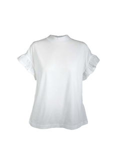 COLMAR(コルマー) |フリルスリーブコットンTシャツ