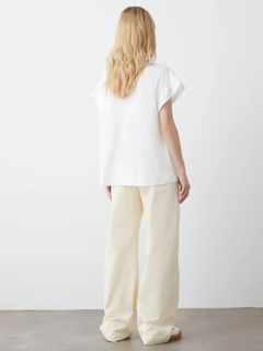 COLMAR(コルマー) |フリルスリーブコットンTシャツ